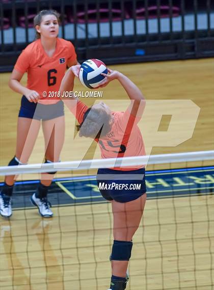 Thumbnail 2 in Brandeis vs Brennan (NEISD Volleyball Tournament) photogallery.