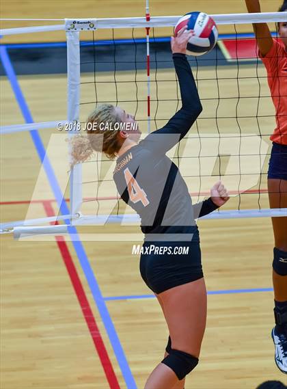 Thumbnail 3 in Brandeis vs Brennan (NEISD Volleyball Tournament) photogallery.