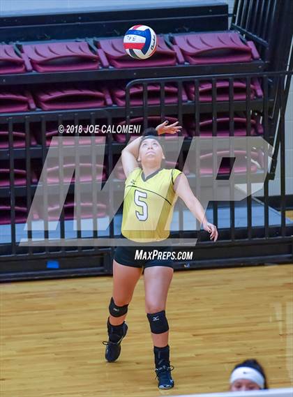 Thumbnail 1 in Brandeis vs Brennan (NEISD Volleyball Tournament) photogallery.