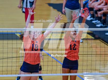 Thumbnail 2 in Brandeis vs Brennan (NEISD Volleyball Tournament) photogallery.
