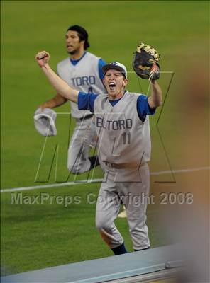Thumbnail 1 in El Toro vs. Redlands East Valley (CIF SS D2 Final) photogallery.