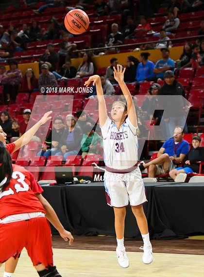 Thumbnail 2 in San Carlos vs. Ganado - Native American Basketball Classic photogallery.