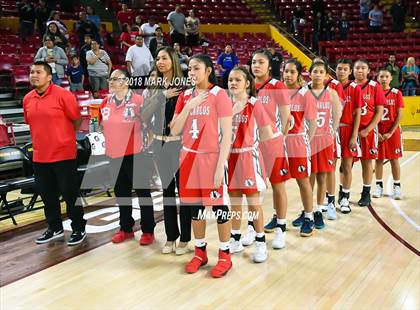 Thumbnail 1 in San Carlos vs. Ganado - Native American Basketball Classic photogallery.