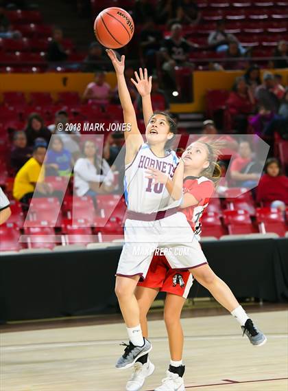 Thumbnail 1 in San Carlos vs. Ganado - Native American Basketball Classic photogallery.