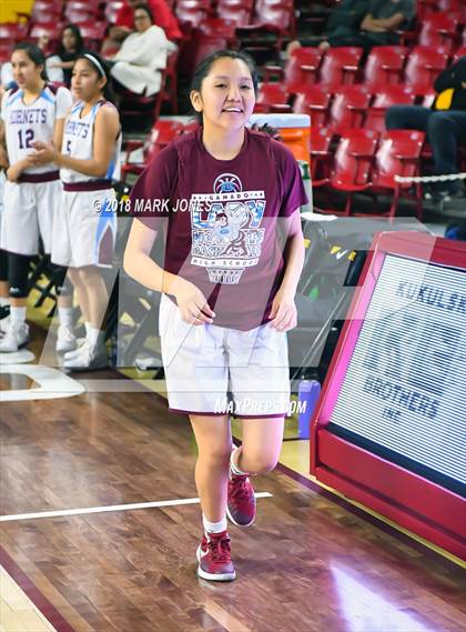 Thumbnail 1 in San Carlos vs. Ganado - Native American Basketball Classic photogallery.