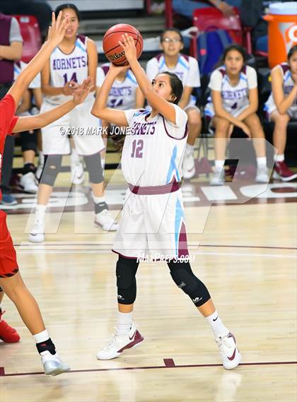 Thumbnail 3 in San Carlos vs. Ganado - Native American Basketball Classic photogallery.