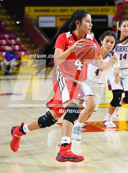 Thumbnail 3 in San Carlos vs. Ganado - Native American Basketball Classic photogallery.