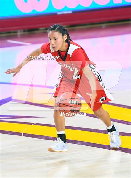 Thumbnail 1 in San Carlos vs. Ganado - Native American Basketball Classic photogallery.