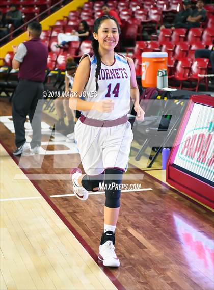 Thumbnail 3 in San Carlos vs. Ganado - Native American Basketball Classic photogallery.