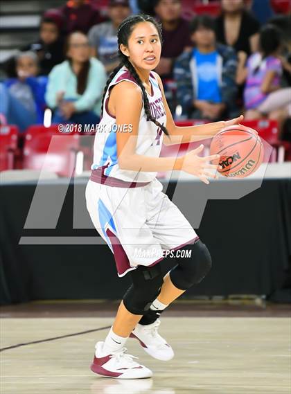 Thumbnail 3 in San Carlos vs. Ganado - Native American Basketball Classic photogallery.