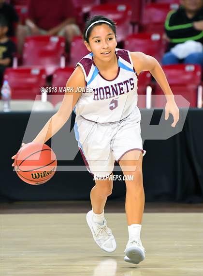Thumbnail 3 in San Carlos vs. Ganado - Native American Basketball Classic photogallery.