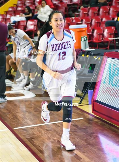 Thumbnail 2 in San Carlos vs. Ganado - Native American Basketball Classic photogallery.