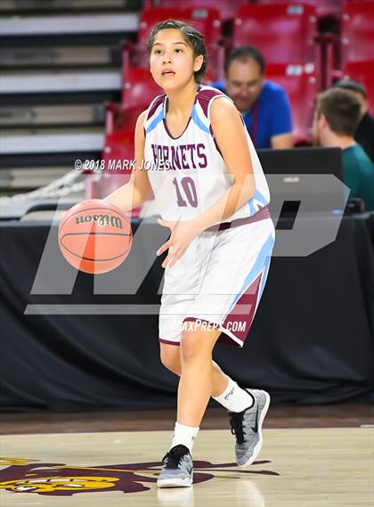Thumbnail 1 in San Carlos vs. Ganado - Native American Basketball Classic photogallery.
