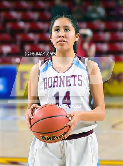 Thumbnail 3 in San Carlos vs. Ganado - Native American Basketball Classic photogallery.