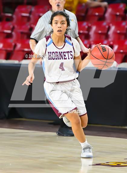Thumbnail 1 in San Carlos vs. Ganado - Native American Basketball Classic photogallery.