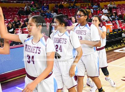 Thumbnail 2 in San Carlos vs. Ganado - Native American Basketball Classic photogallery.