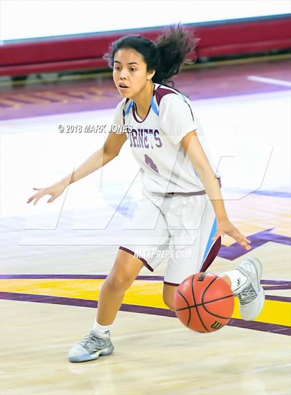Thumbnail 2 in San Carlos vs. Ganado - Native American Basketball Classic photogallery.