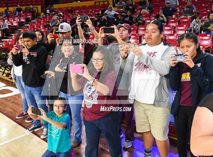 Thumbnail 3 in San Carlos vs. Ganado - Native American Basketball Classic photogallery.