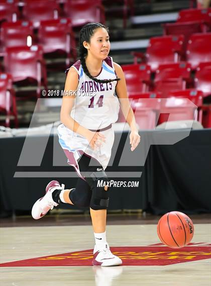 Thumbnail 2 in San Carlos vs. Ganado - Native American Basketball Classic photogallery.