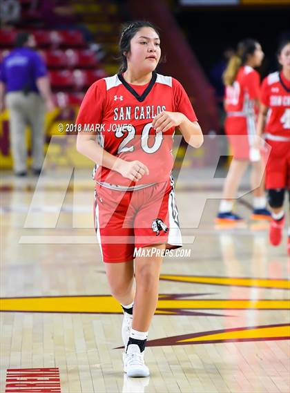 Thumbnail 2 in San Carlos vs. Ganado - Native American Basketball Classic photogallery.