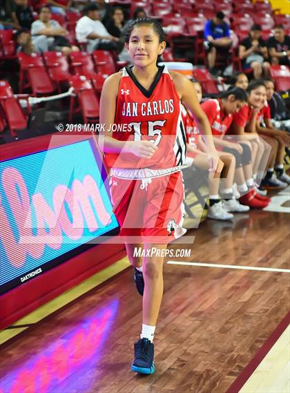 Thumbnail 2 in San Carlos vs. Ganado - Native American Basketball Classic photogallery.