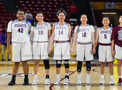 Thumbnail 3 in San Carlos vs. Ganado - Native American Basketball Classic photogallery.