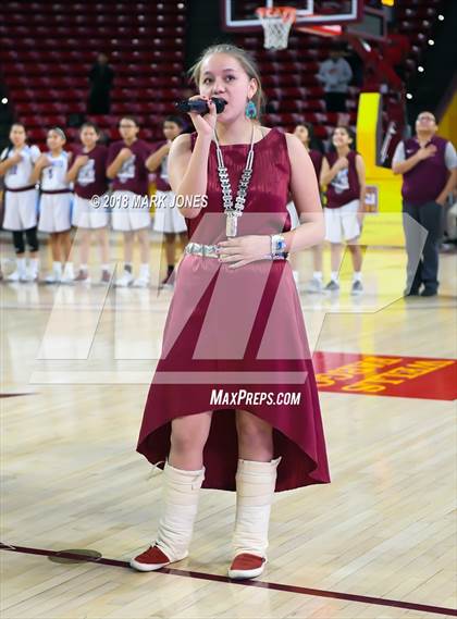 Thumbnail 2 in San Carlos vs. Ganado - Native American Basketball Classic photogallery.
