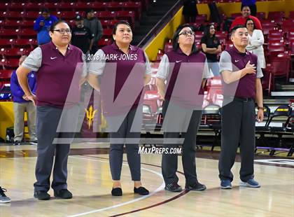 Thumbnail 3 in San Carlos vs. Ganado - Native American Basketball Classic photogallery.