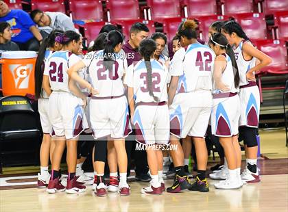 Thumbnail 1 in San Carlos vs. Ganado - Native American Basketball Classic photogallery.