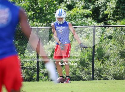 Thumbnail 2 in Cleveland Central vs Lewisburg (U of Memphis 7v7) photogallery.