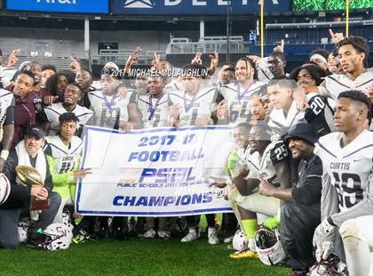 Thumbnail 2 in Curtis vs. Erasmus Hall (PSAL City Conference Final) photogallery.