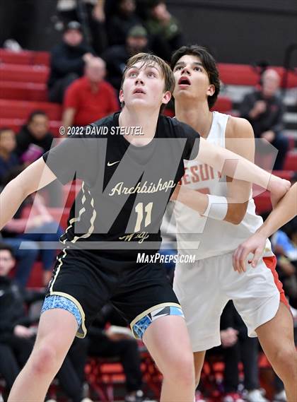 Thumbnail 1 in Archbishop Mitty vs. Jesuit (Fr. Barry Christmas Classic) photogallery.