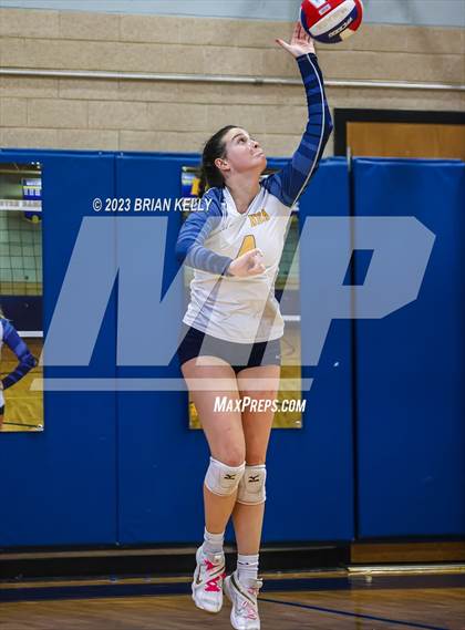 Thumbnail 2 in Woburn Memorial @ Notre Dame Academy (MIAA Division 2 Round of 32) photogallery.