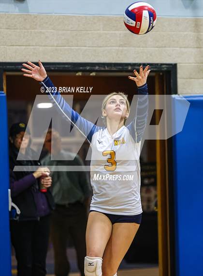 Thumbnail 2 in Woburn Memorial @ Notre Dame Academy (MIAA Division 2 Round of 32) photogallery.