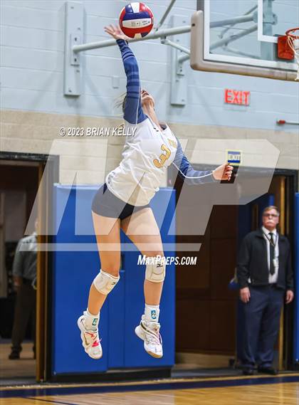 Thumbnail 3 in Woburn Memorial @ Notre Dame Academy (MIAA Division 2 Round of 32) photogallery.