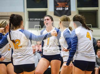 Thumbnail 2 in Woburn Memorial @ Notre Dame Academy (MIAA Division 2 Round of 32) photogallery.