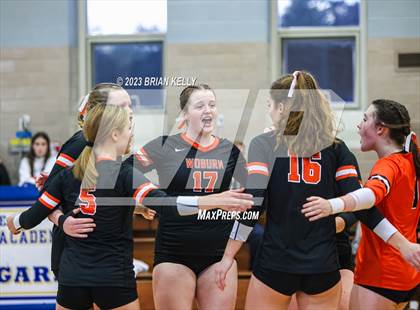 Thumbnail 3 in Woburn Memorial @ Notre Dame Academy (MIAA Division 2 Round of 32) photogallery.