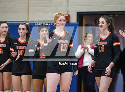 Thumbnail 1 in Woburn Memorial @ Notre Dame Academy (MIAA Division 2 Round of 32) photogallery.