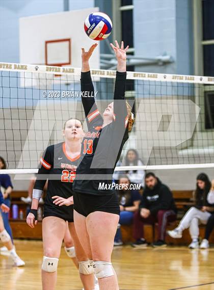 Thumbnail 1 in Woburn Memorial @ Notre Dame Academy (MIAA Division 2 Round of 32) photogallery.