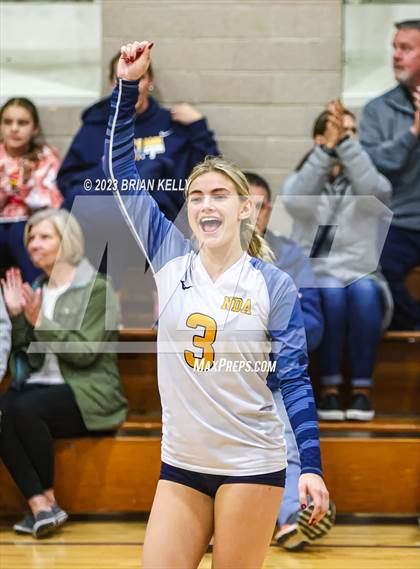 Thumbnail 2 in Woburn Memorial @ Notre Dame Academy (MIAA Division 2 Round of 32) photogallery.