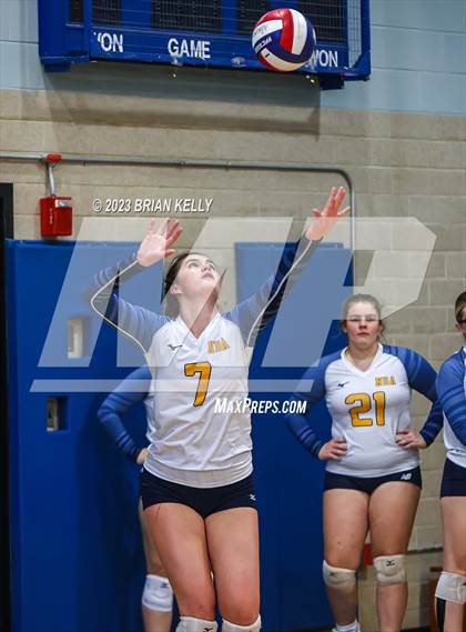 Thumbnail 2 in Woburn Memorial @ Notre Dame Academy (MIAA Division 2 Round of 32) photogallery.