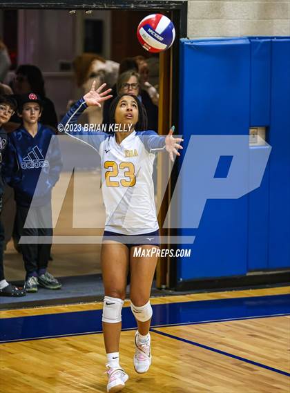 Thumbnail 2 in Woburn Memorial @ Notre Dame Academy (MIAA Division 2 Round of 32) photogallery.