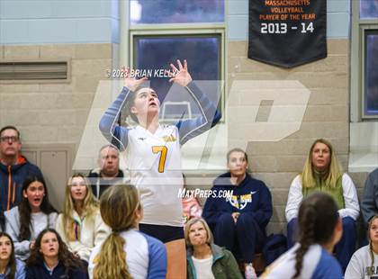 Thumbnail 2 in Woburn Memorial @ Notre Dame Academy (MIAA Division 2 Round of 32) photogallery.