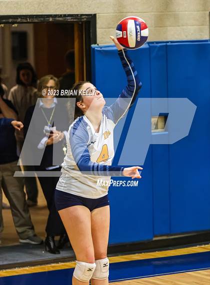 Thumbnail 2 in Woburn Memorial @ Notre Dame Academy (MIAA Division 2 Round of 32) photogallery.