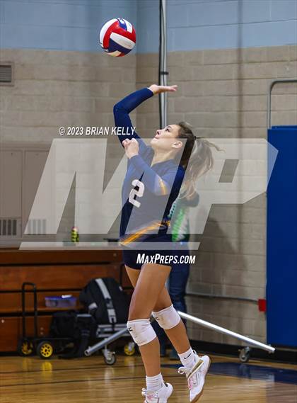 Thumbnail 2 in Woburn Memorial @ Notre Dame Academy (MIAA Division 2 Round of 32) photogallery.