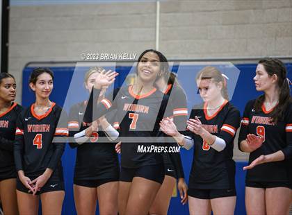 Thumbnail 2 in Woburn Memorial @ Notre Dame Academy (MIAA Division 2 Round of 32) photogallery.