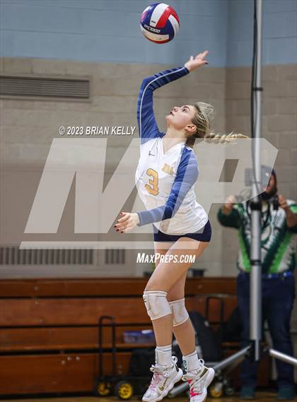 Thumbnail 3 in Woburn Memorial @ Notre Dame Academy (MIAA Division 2 Round of 32) photogallery.