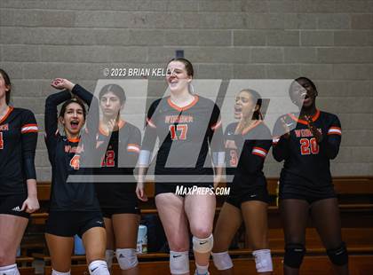 Thumbnail 3 in Woburn Memorial @ Notre Dame Academy (MIAA Division 2 Round of 32) photogallery.