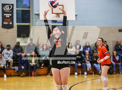 Thumbnail 3 in Woburn Memorial @ Notre Dame Academy (MIAA Division 2 Round of 32) photogallery.