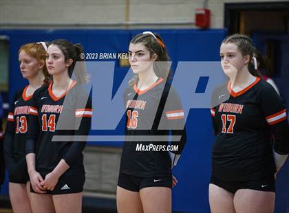 Thumbnail 3 in Woburn Memorial @ Notre Dame Academy (MIAA Division 2 Round of 32) photogallery.